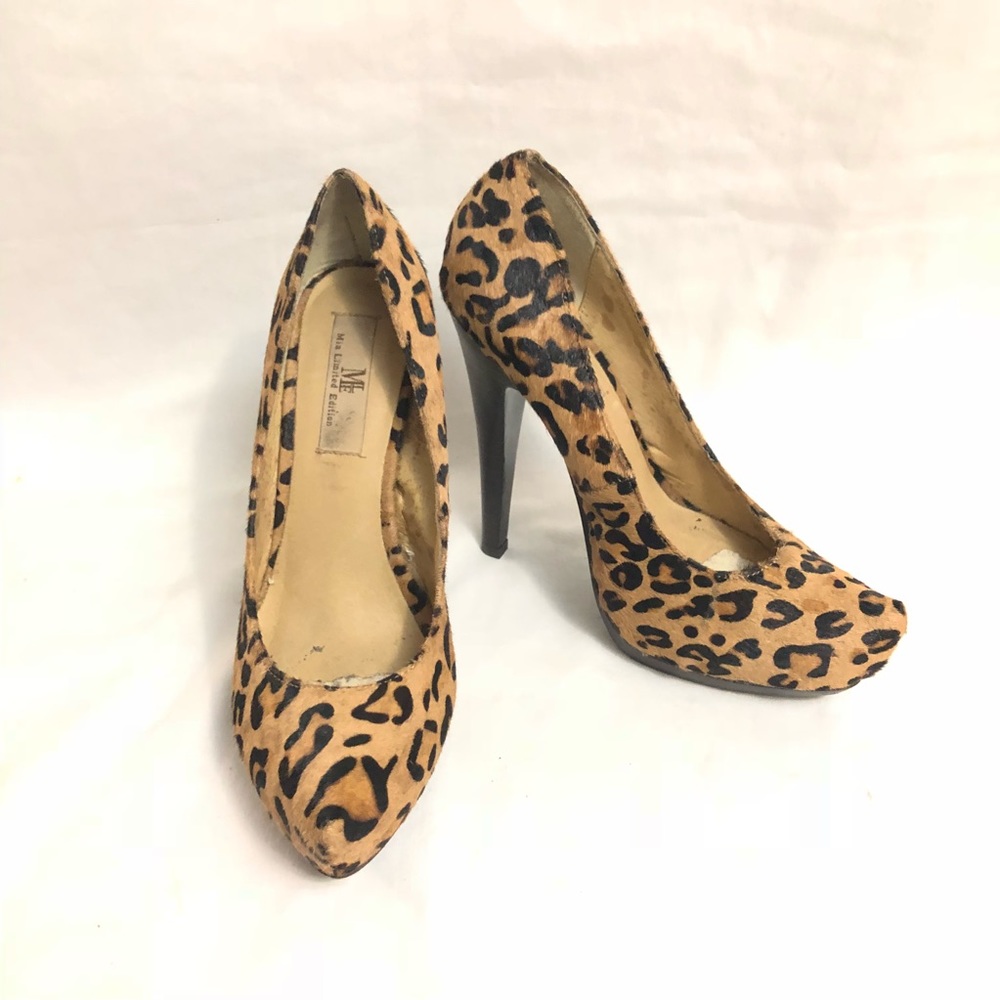 Mia Limited Edition Leopard Print Platform Heels